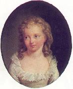 Alexander Kucharsky Portrait of Marie Therese de France oil
